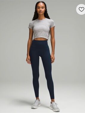 lululemon athletica High-Rise Navy Wunder Under 28” size 12 NWT